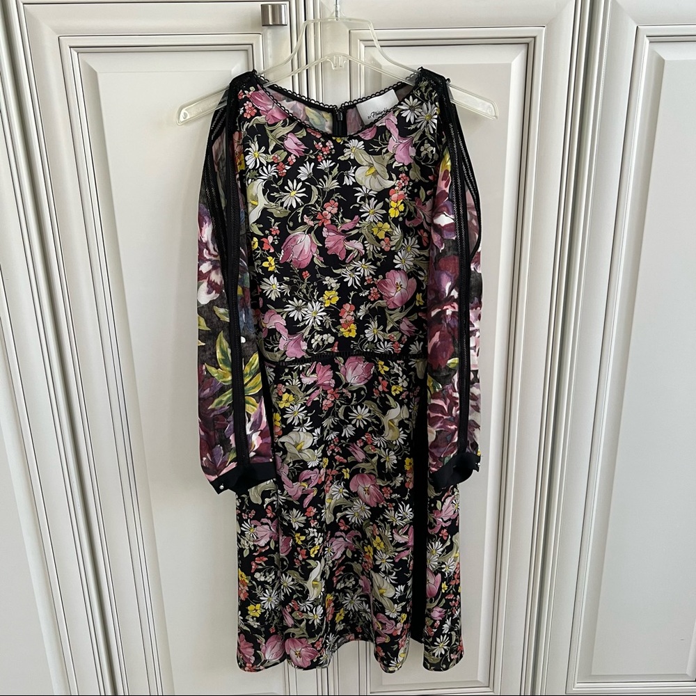 Silk Cold Shoulder Phillip Lim Floral Dress